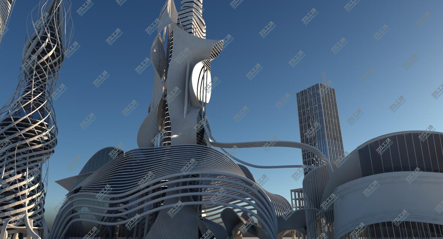 images/goods_img/2021040231/Futuristic Skyscraper collection 6 3D model/5.jpg